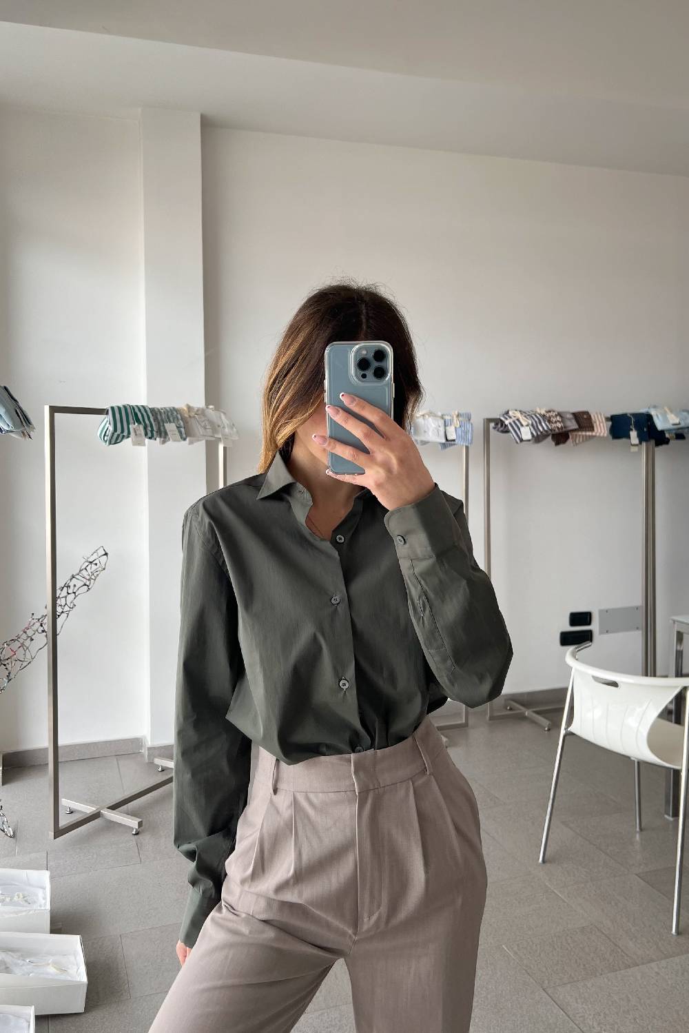 Portofiori CAMICIA COTONE In Vendita