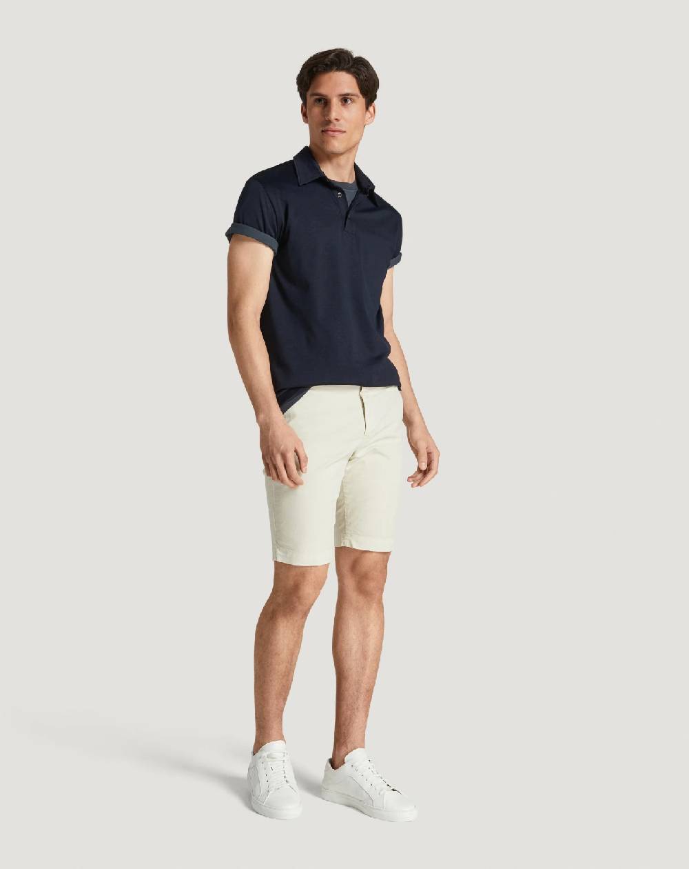 ﻿Pt Torino Bermuda in gabardina stretch Nuovo