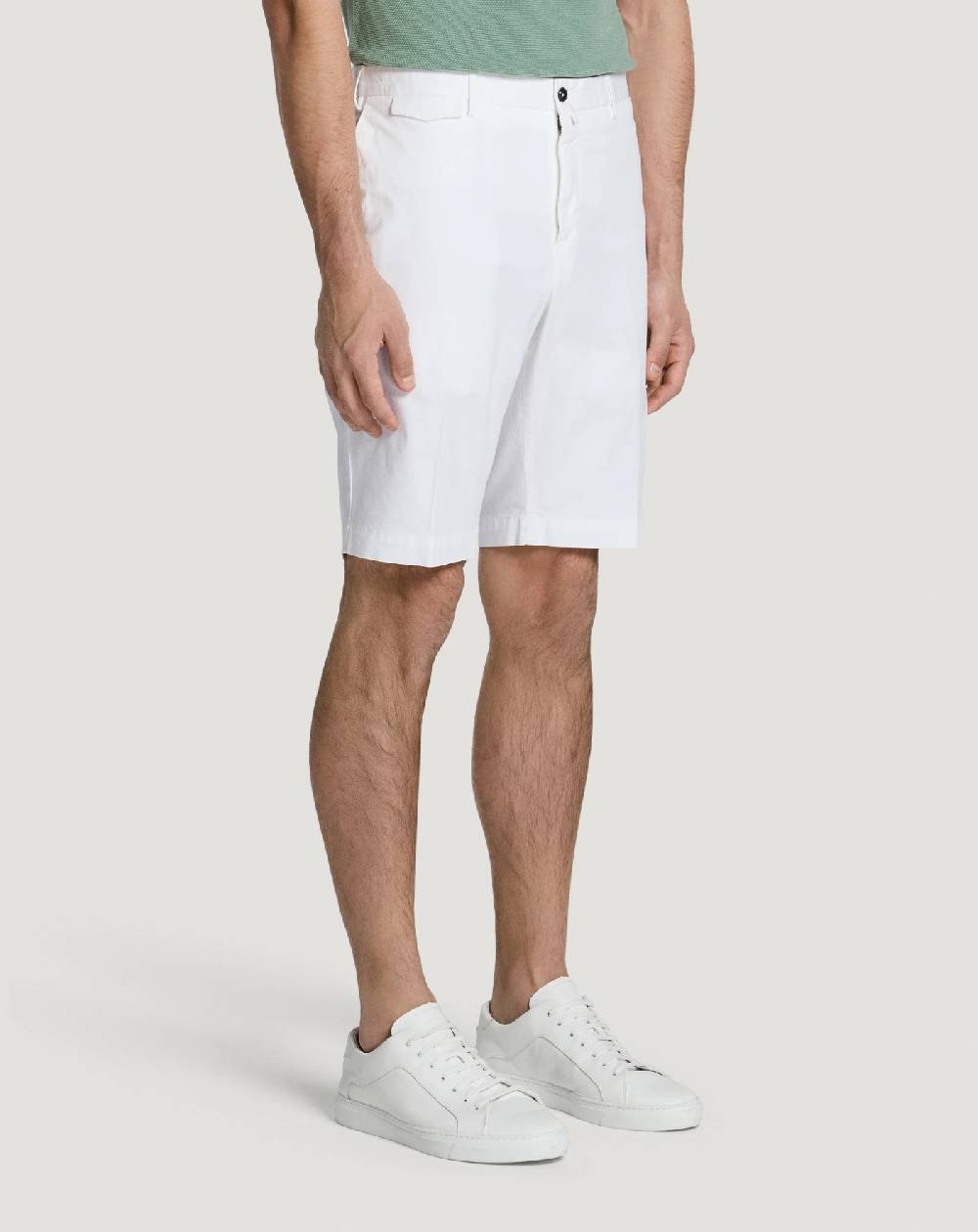Pt Torino Bermuda in gabardina stretch Pezzi Unici