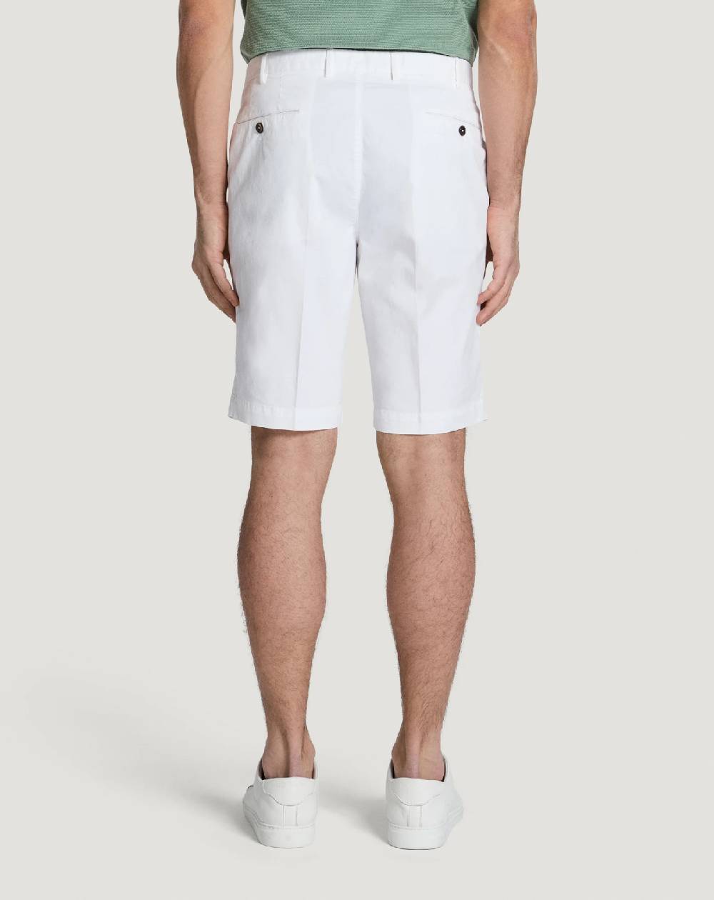 Pt Torino Bermuda in gabardina stretch Pezzi Unici
