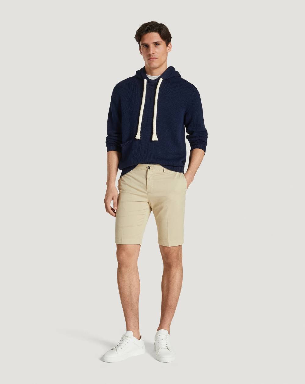 Pt Torino Bermuda in gabardina stretch Prezzo Ridotto