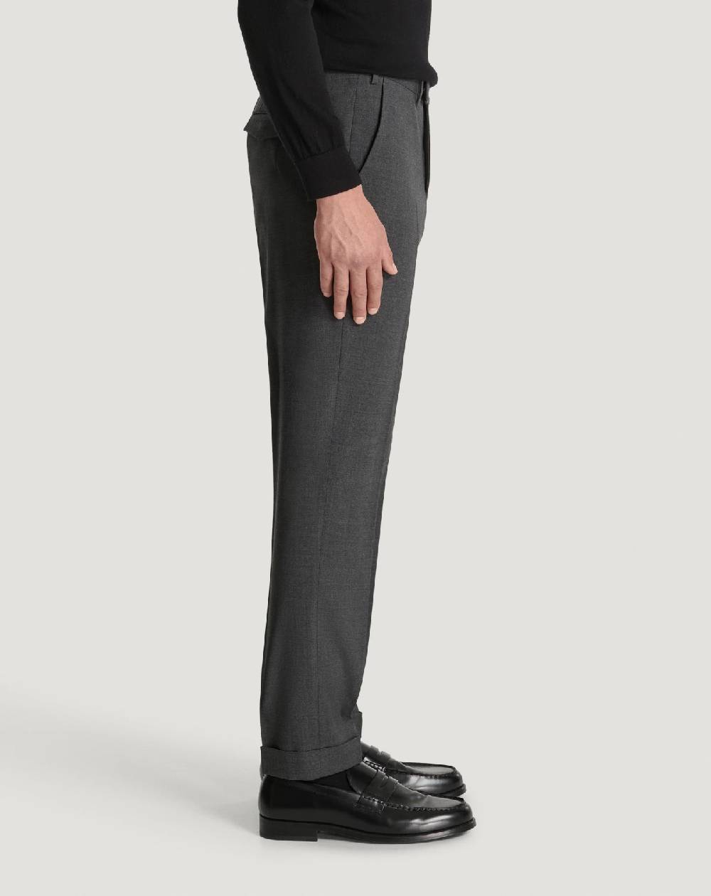 Pt Torino Pantaloni Master in lana batavia Nuova