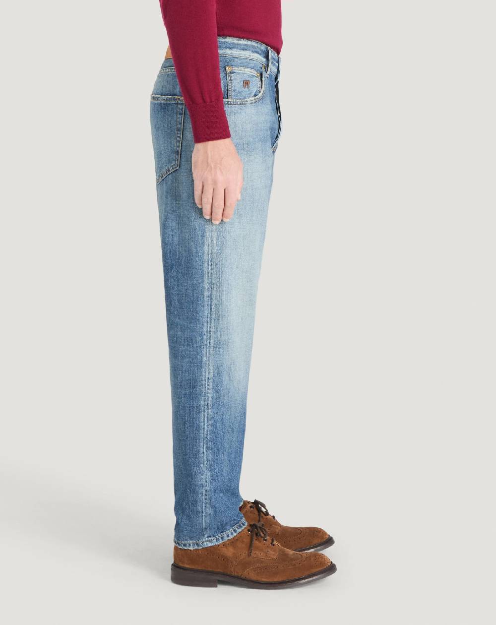 Pt Torino Jeans Reggae in denim di cotone 2025