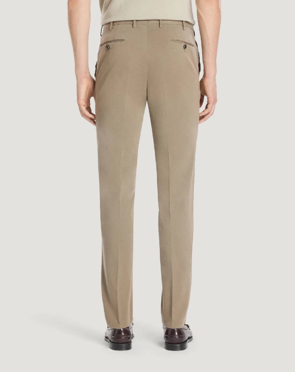 Pt Torino Pantaloni Slim in cotone batavia Nuovo