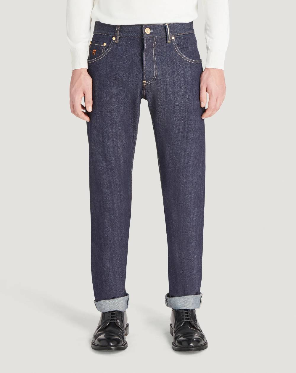 Pt Torino Jeans Breakbeat in denim organico stretch Qualità Garantita