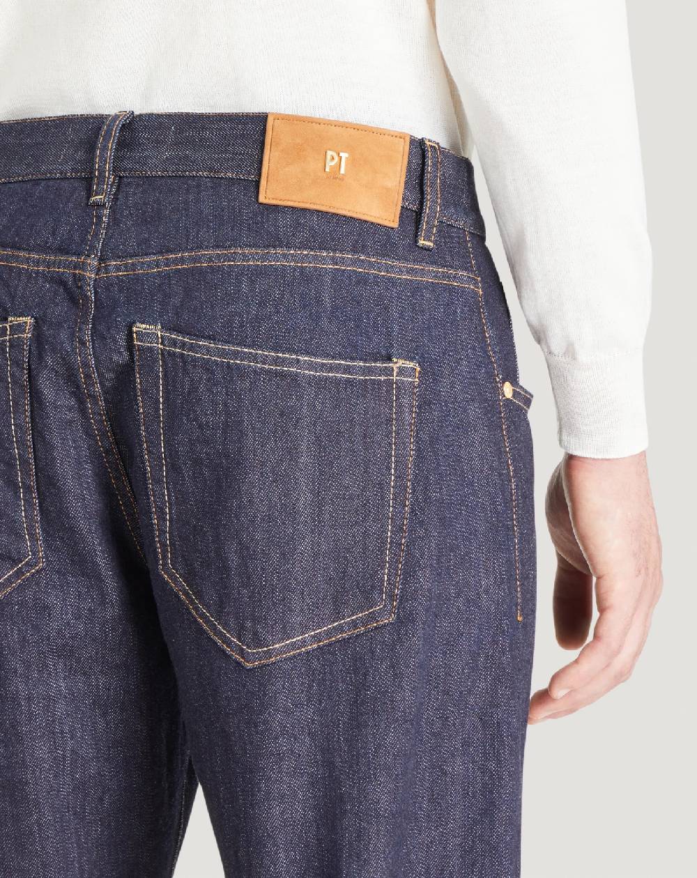 Pt Torino Jeans Breakbeat in denim organico stretch Qualità Garantita