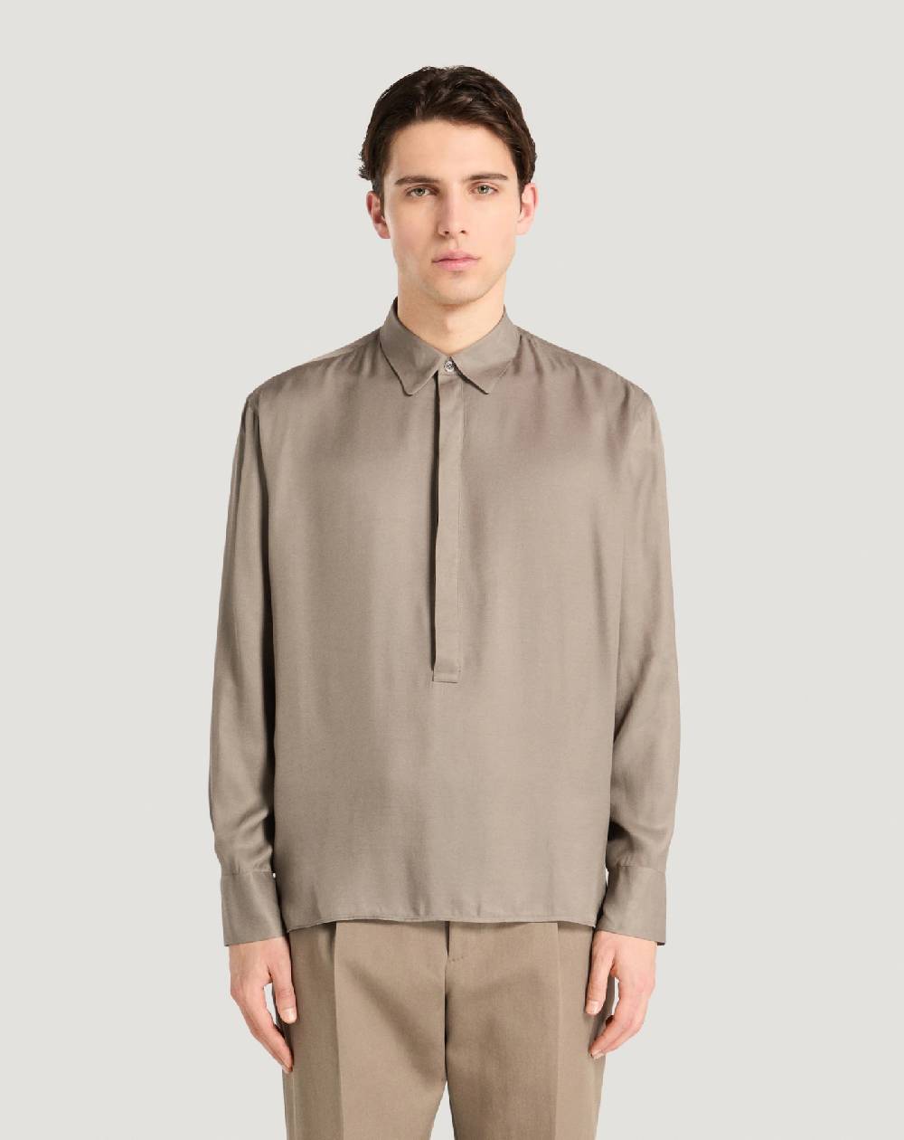 Pt Torino Camicia in twill Prezzo Ridotto