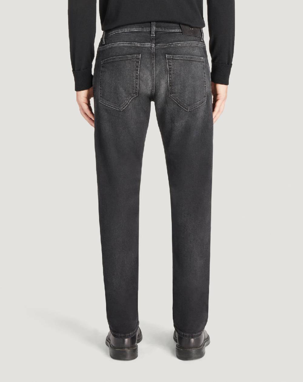 Pt Torino Jeans Breakbeat in black denim double Sottocosto