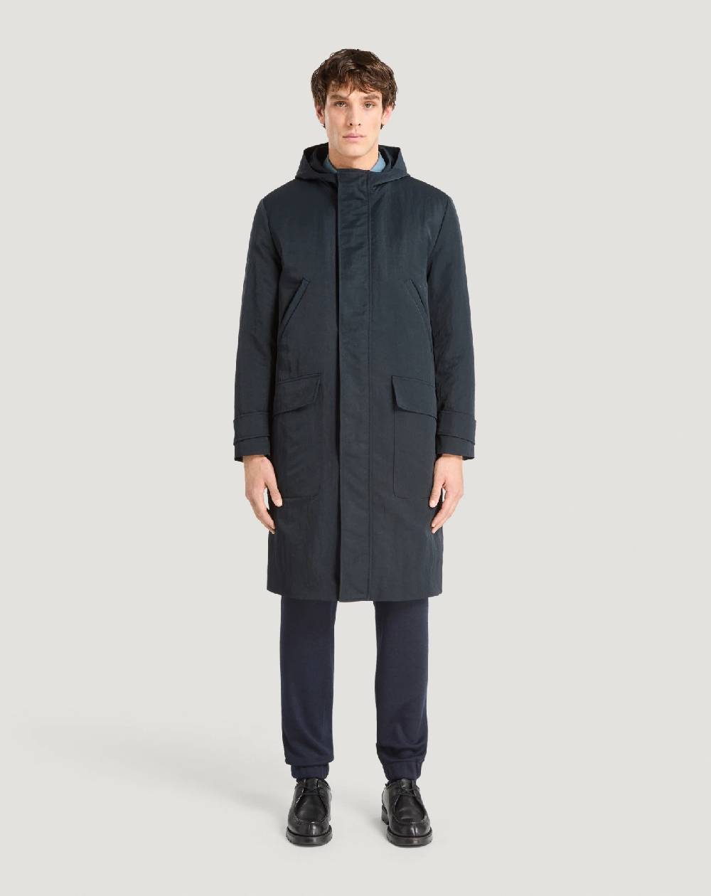 Pt Torino Parka con cappuccio in nylon Saldi