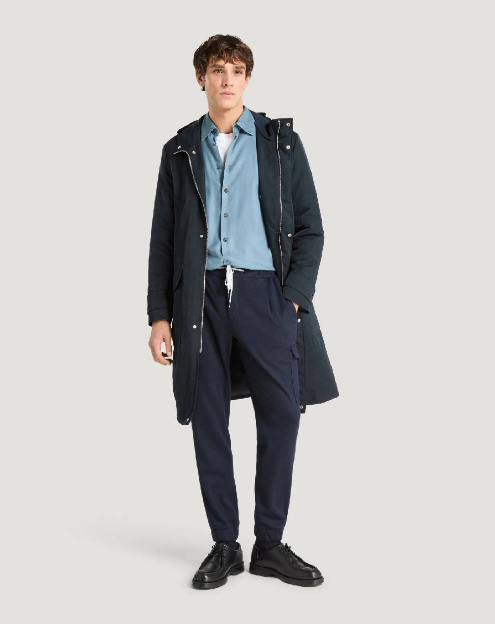 Pt Torino Parka con cappuccio in nylon Saldi