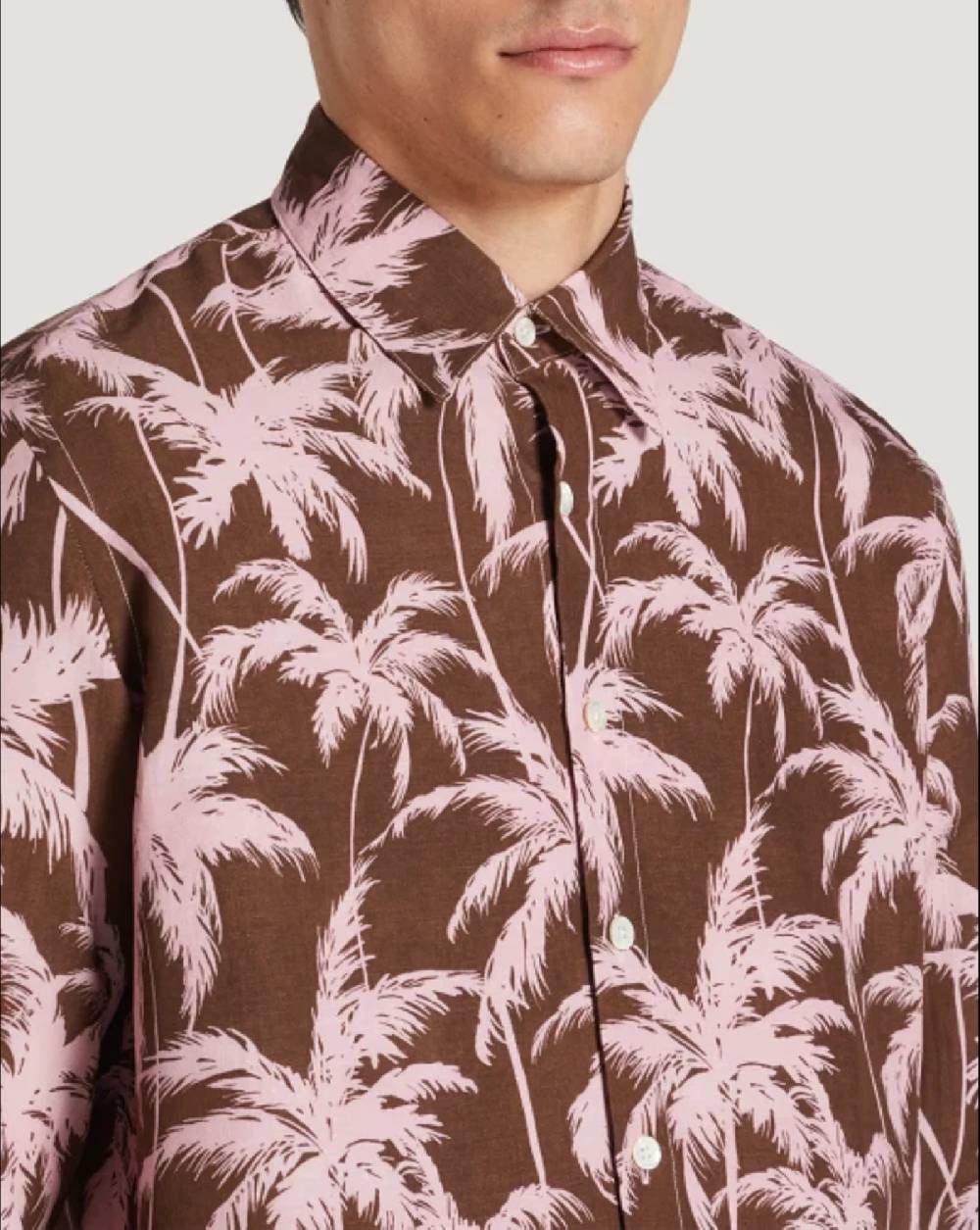 Pt Torino Camicia in twill di lino Hotsell