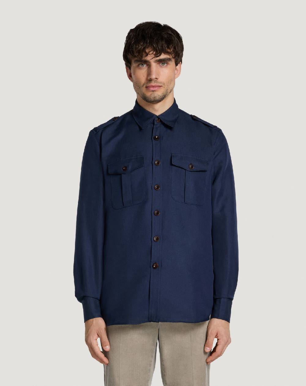 Pt Torino Camicia in twill Nuova
