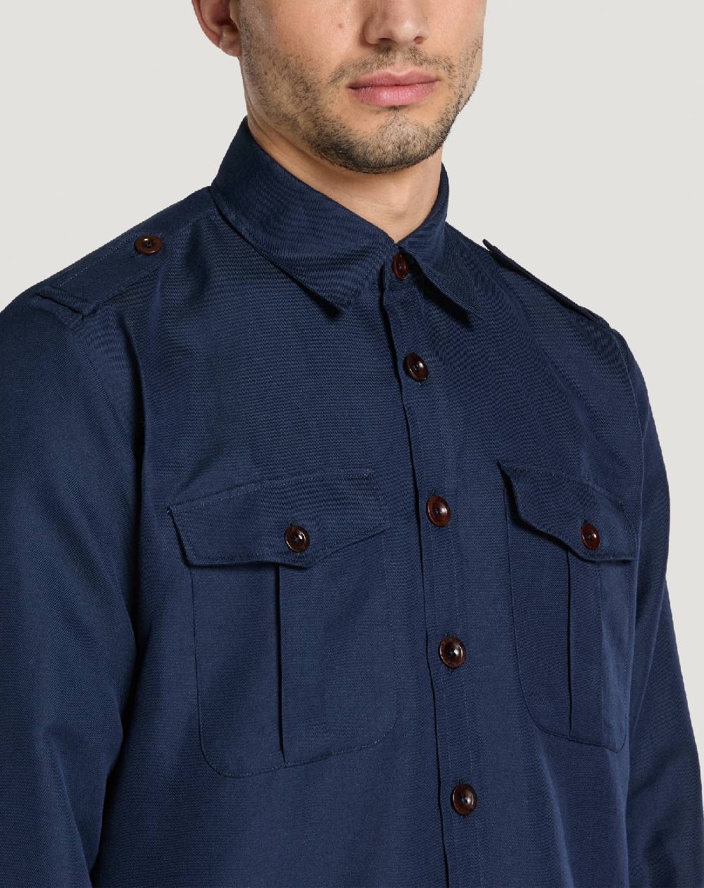 Pt Torino Camicia in twill Nuova