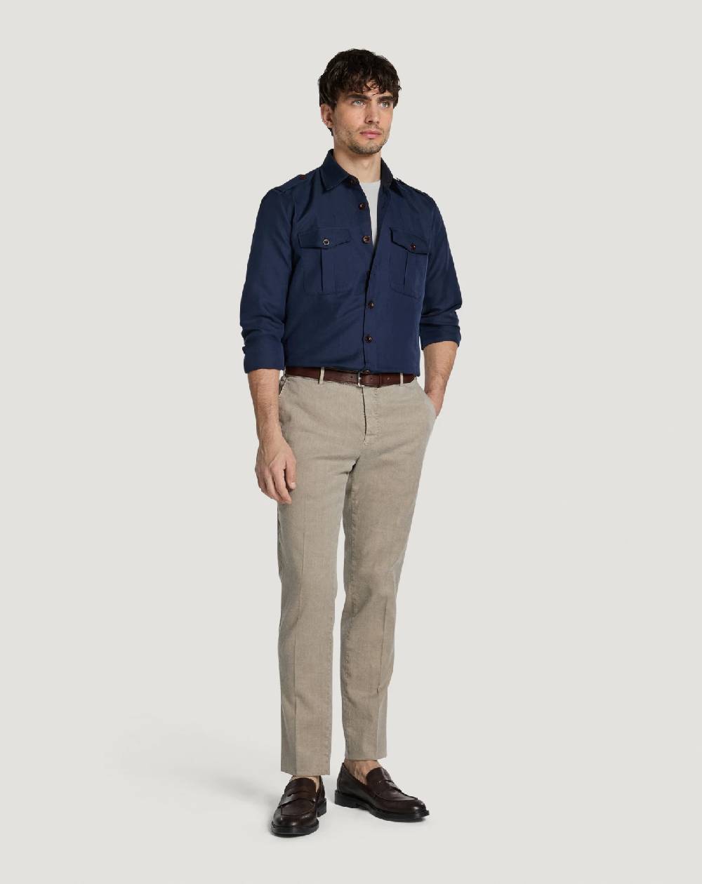 Pt Torino Camicia in twill Nuova
