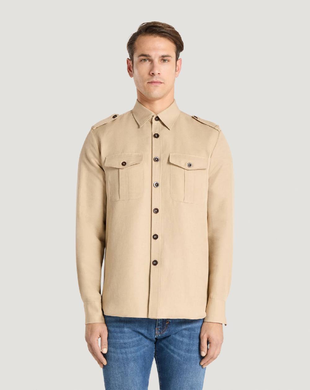 Pt Torino Camicia in twill 2025