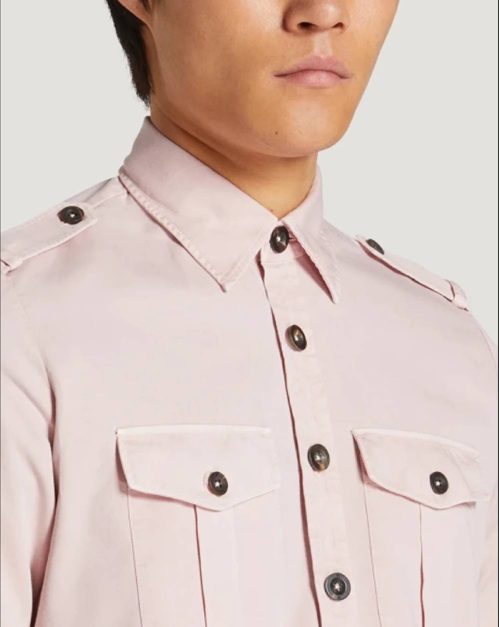 Pt Torino Camicia in gabardina di cotone Italy