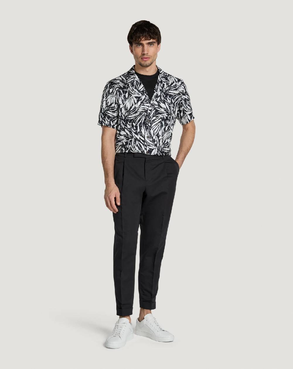 Pt Torino Camicia in twill Qualità