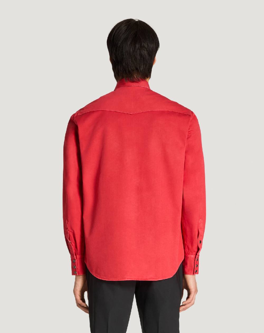 Pt Torino Camicia in gabardina di cotone Spedizione Gratuita