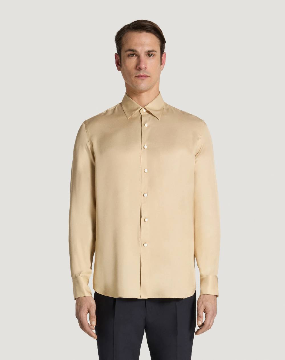 Pt Torino Camicia in twill Pezzi Unici