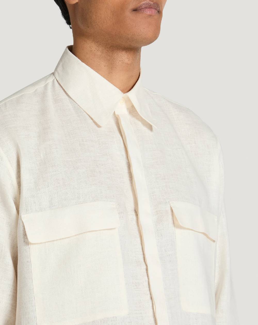 Pt Torino Camicia in lino Qualità Garantita