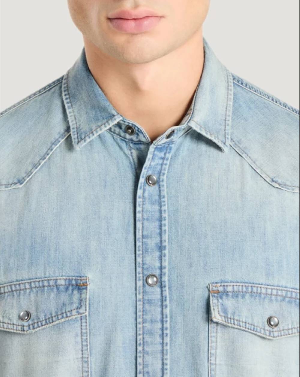 Pt Torino Camicia in denim Consegna Veloce