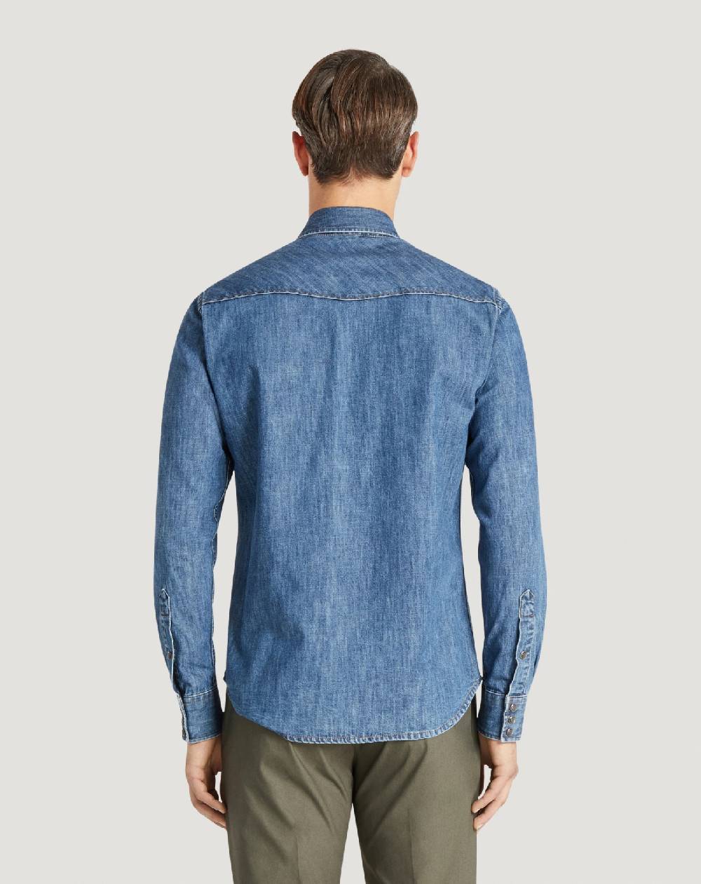 Pt Torino Camicia in denim Promozione Limitata