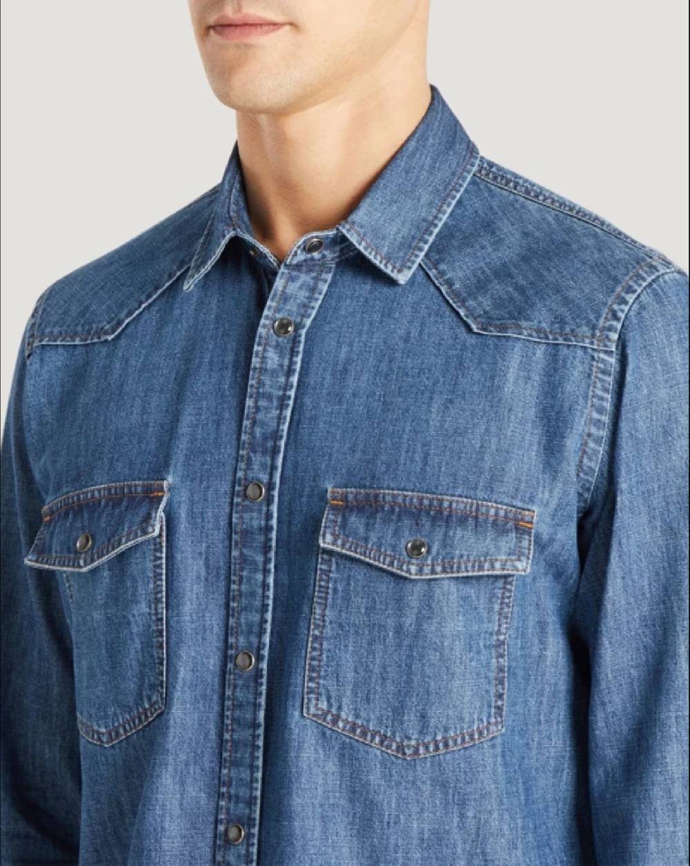 Pt Torino Camicia in denim Promozione Limitata