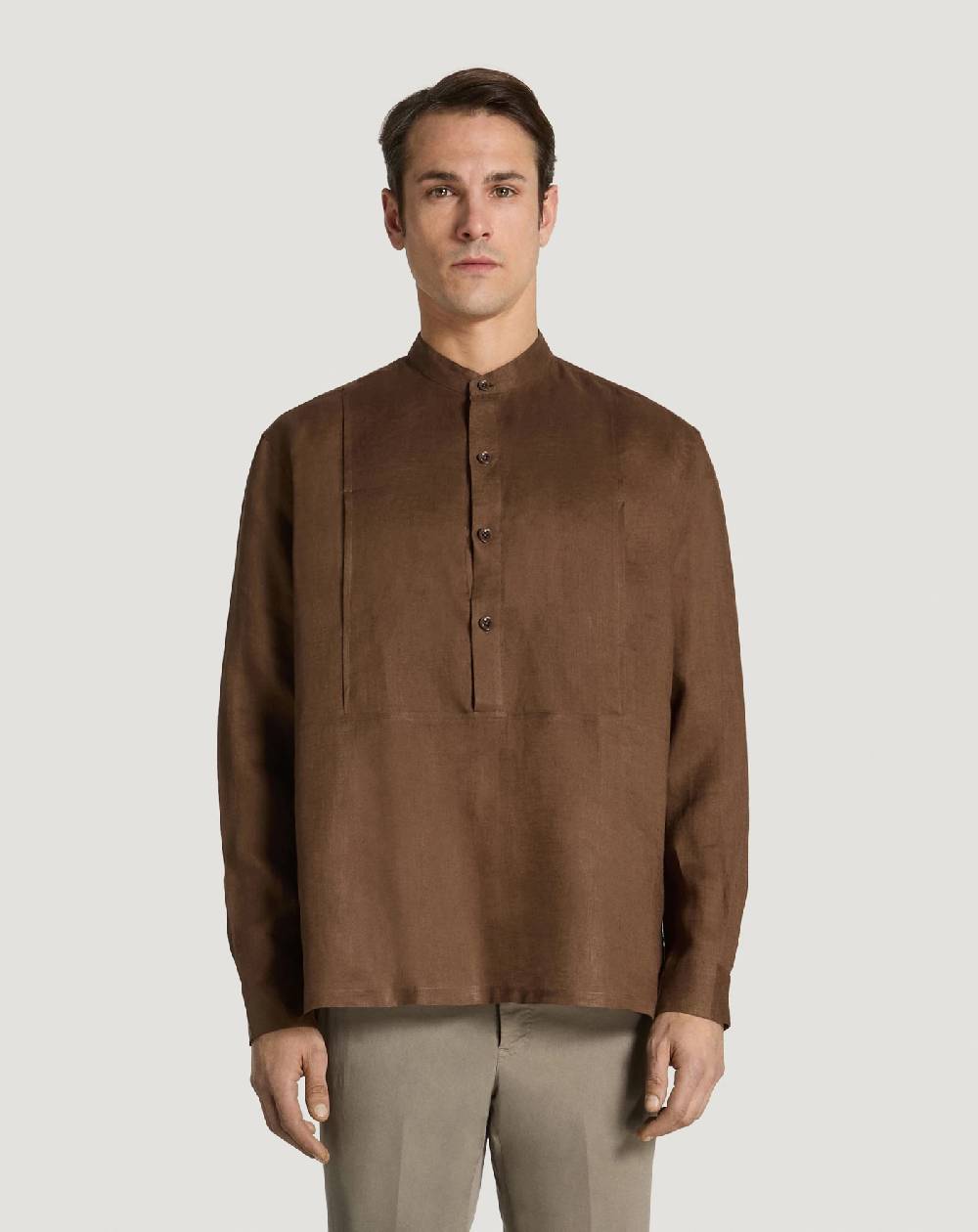 Pt Torino Camicia in lino Convenienza