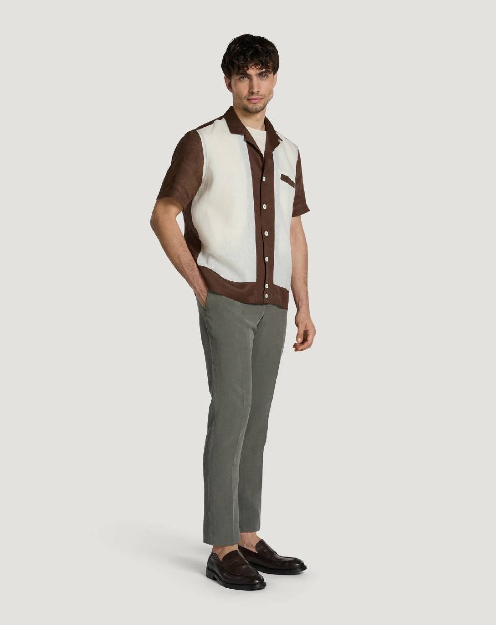 Pt Torino Camicia in lino Sconto