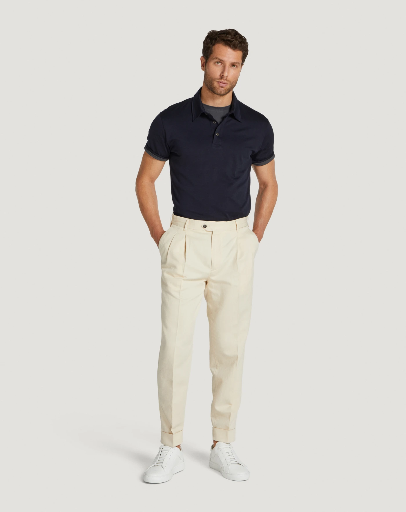 Pt Torino T-shirt polo in jersey Saldi Di Fabbrica