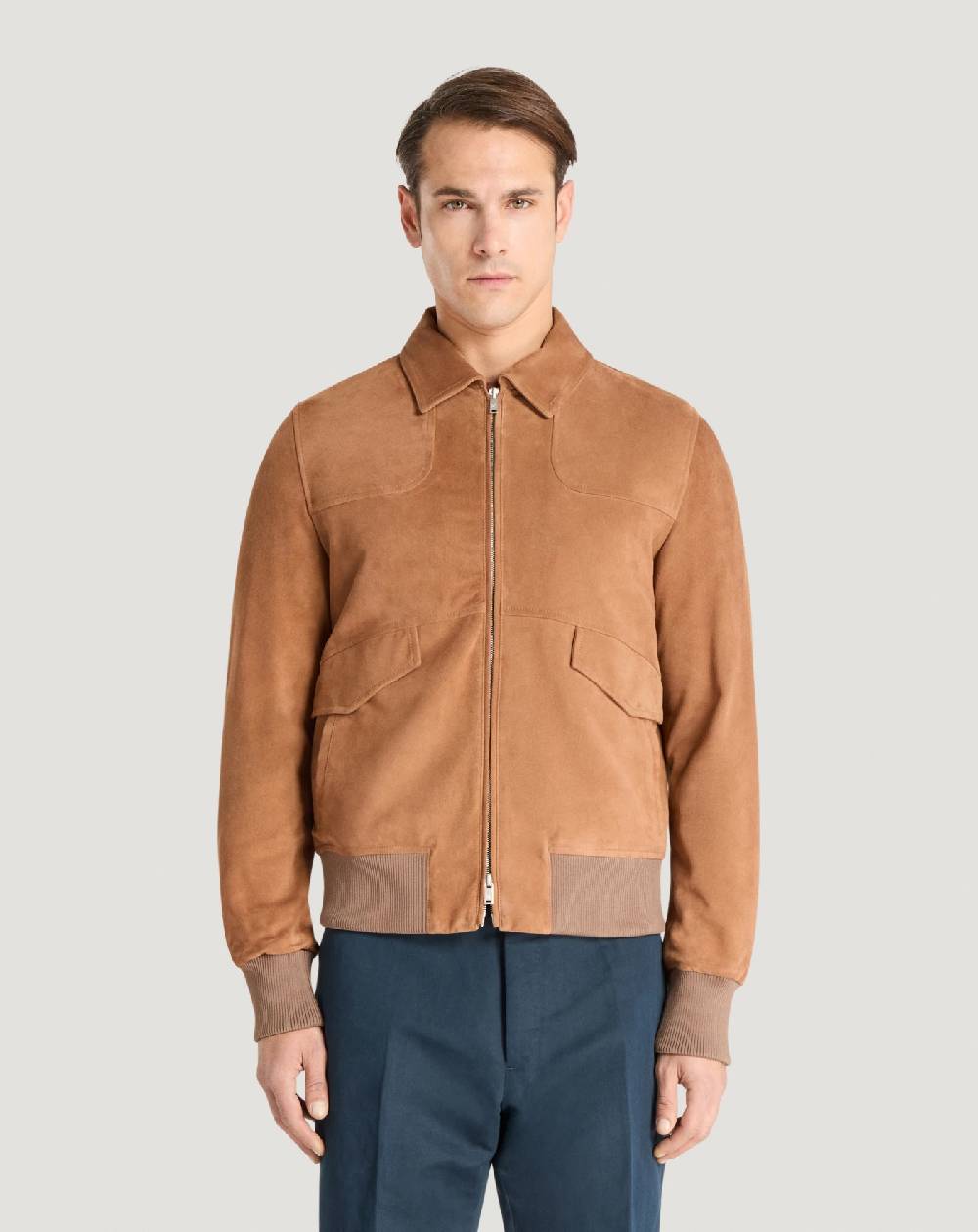 Pt Torino Bomber in suede Prezzo Ridotto
