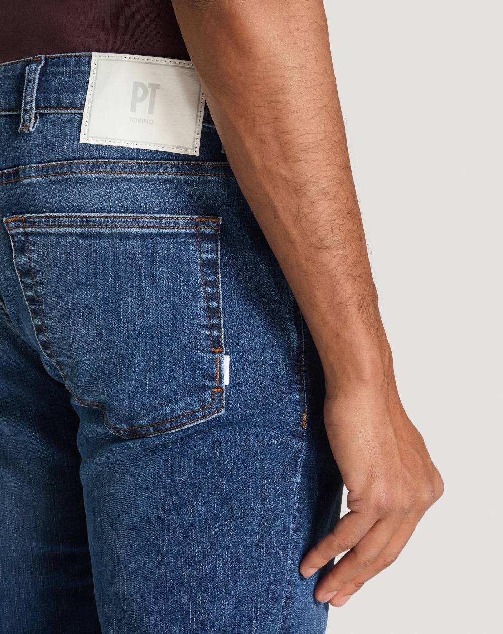 Pt Torino Jeans Swing in denim stretch indigo Offerte