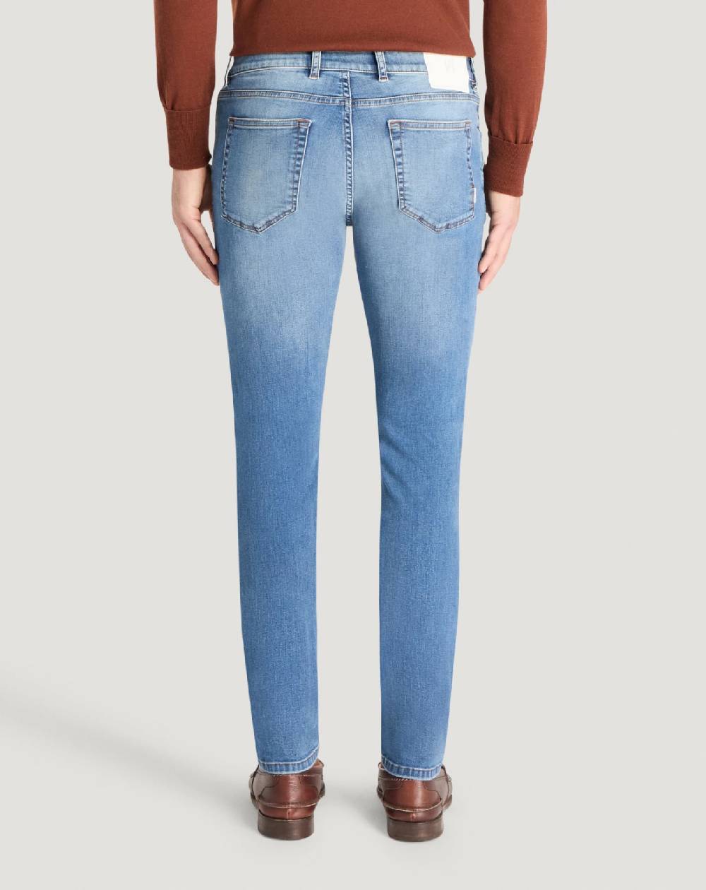 Pt Torino Jeans Swing in denim stretch indigo Vendita Calda