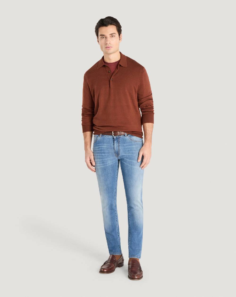 Pt Torino Jeans Swing in denim stretch indigo Vendita Calda