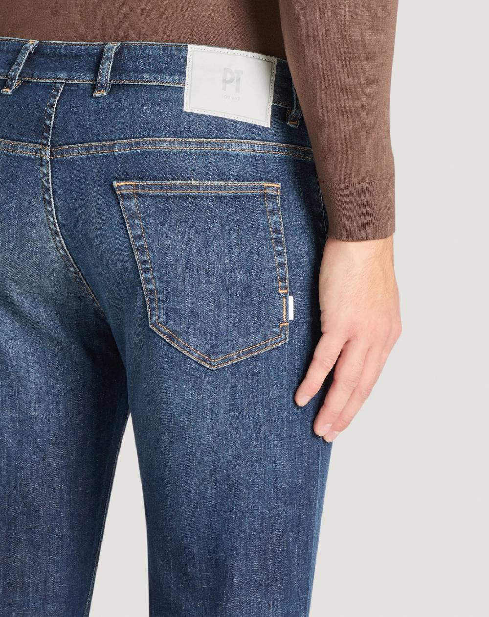 Pt Torino Jeans Indie in denim batavia stretch I Più Venduti