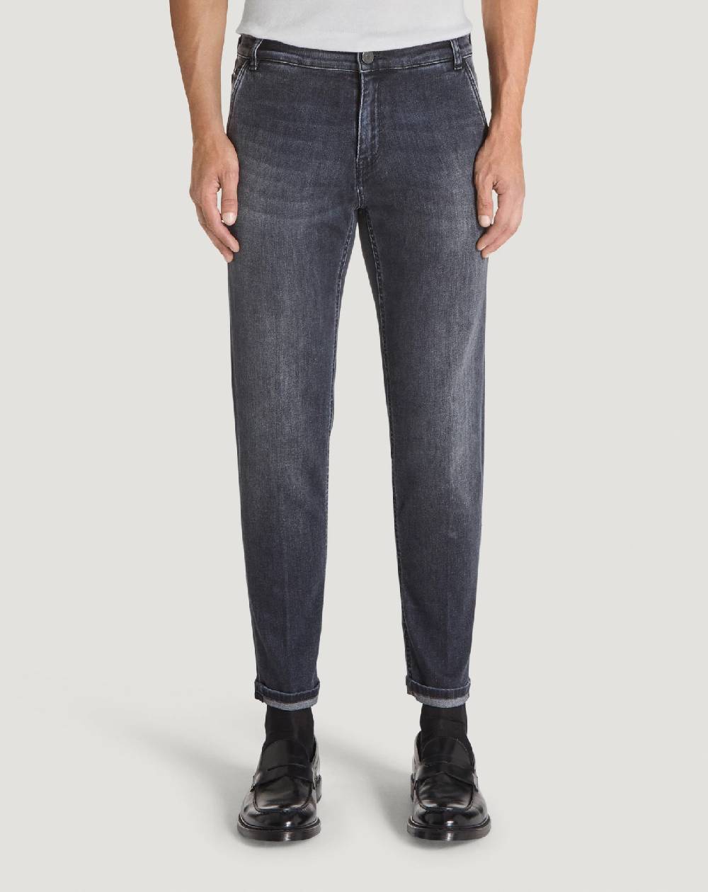Pt Torino Jeans Indie in denim soft touch Vendite Flash