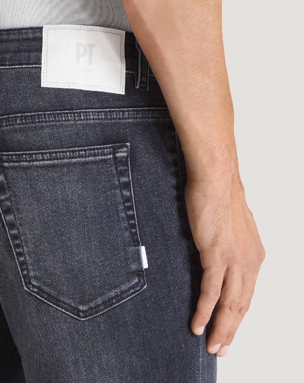 Pt Torino Jeans Indie in denim soft touch Vendite Flash