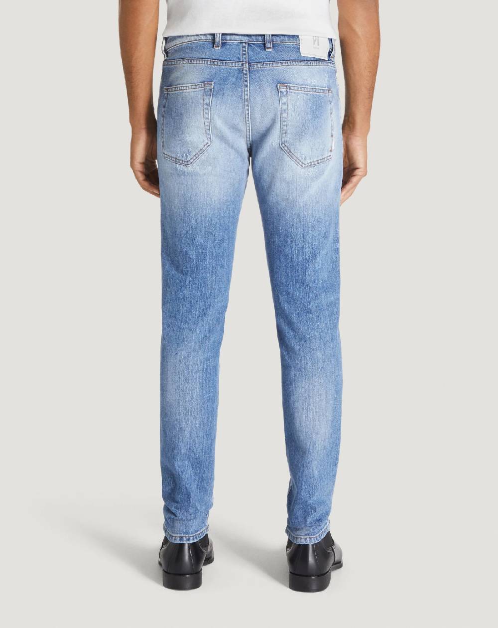 Pt Torino Jeans Rock in denim organico stretch 2025
