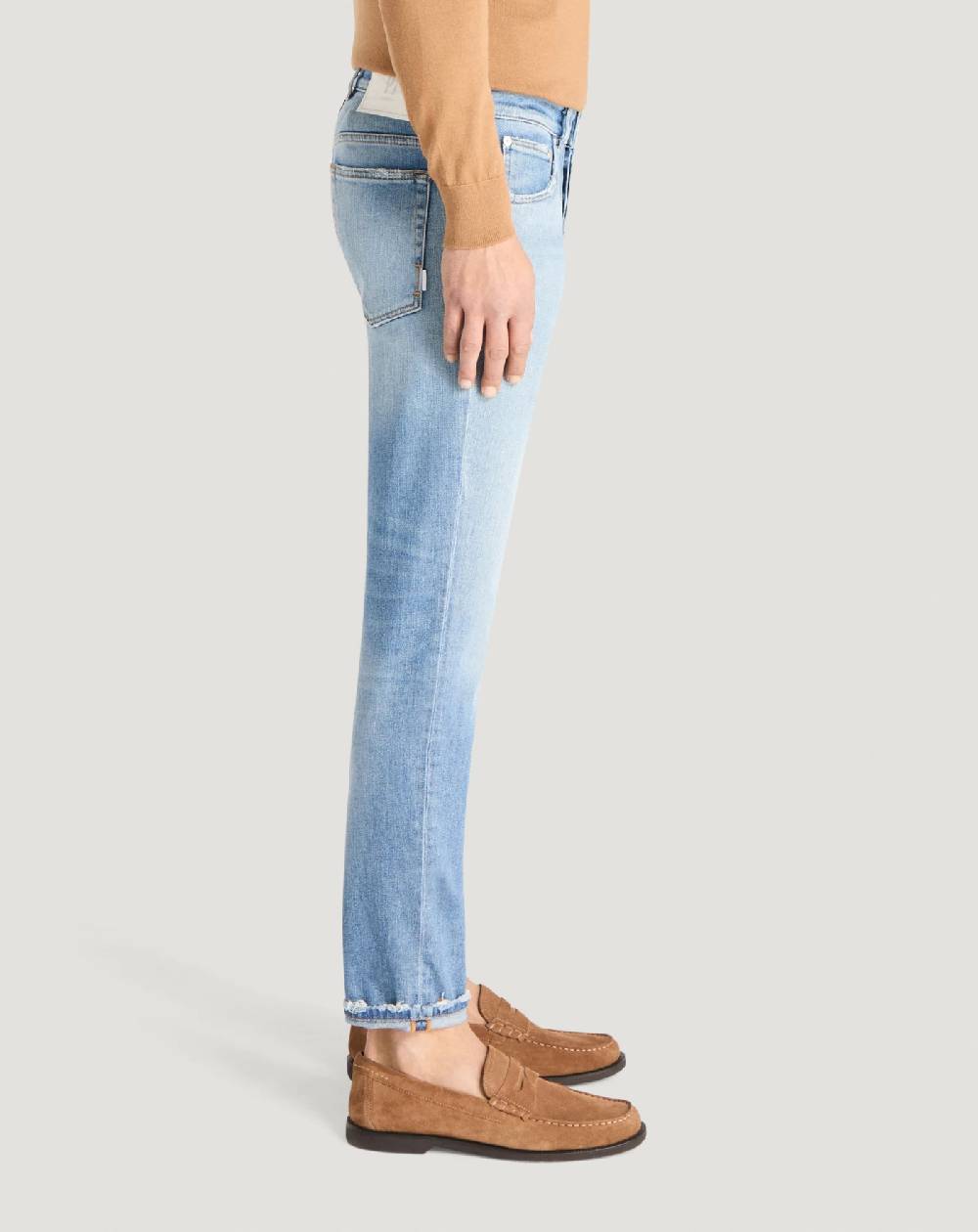Pt Torino Jeans Reggae in denim stretch indigo Spedizione Gratuita
