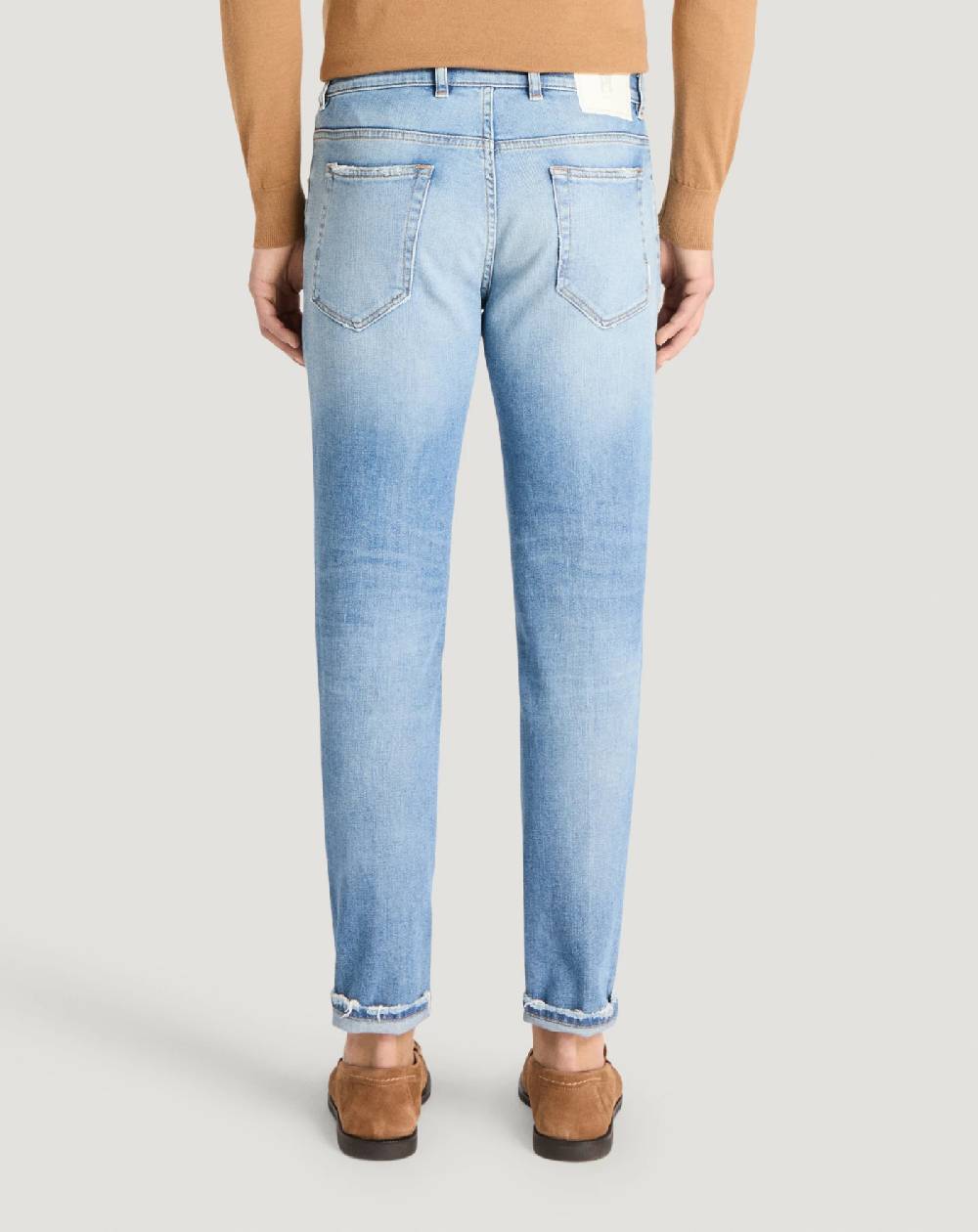 Pt Torino Jeans Reggae in denim stretch indigo Spedizione Gratuita