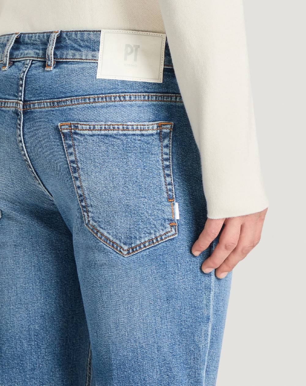 Pt Torino Jeans Reggae in denim recycled stretch Qualità Garantita