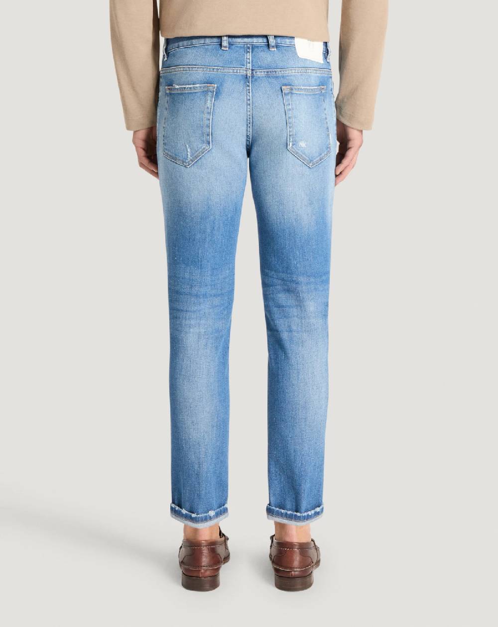 Pt Torino Jeans Reggae in denim stretch indigo Negozi Online
