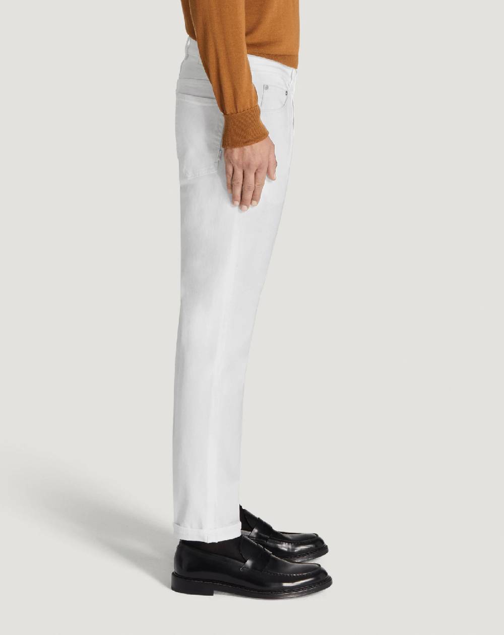 Pt Torino Jeans Reggae in denim superwhite Consegna Veloce
