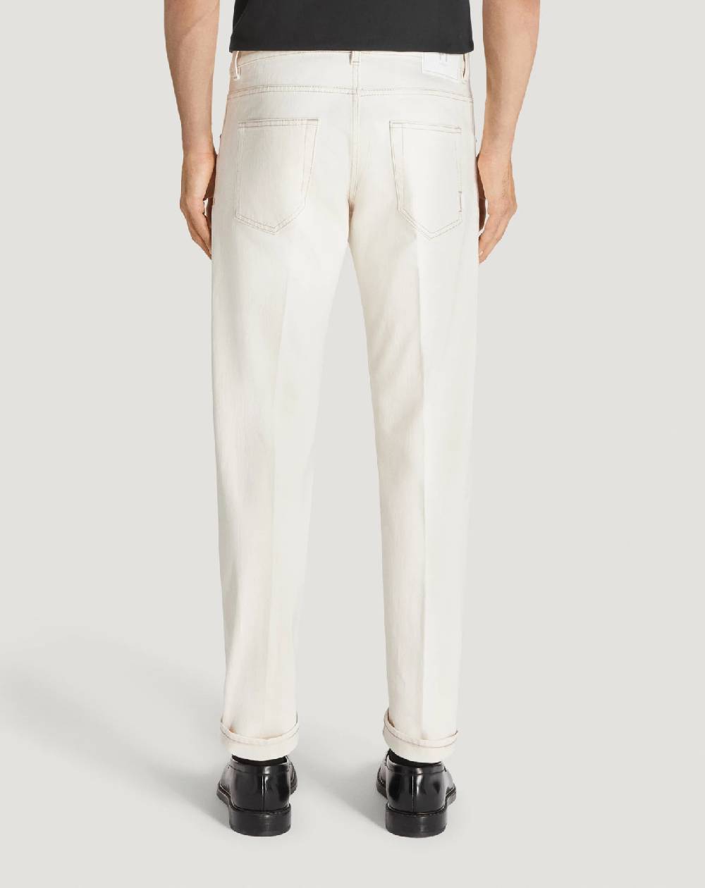 Pt Torino Jeans Dub in denim cimosato Fino Al -60%