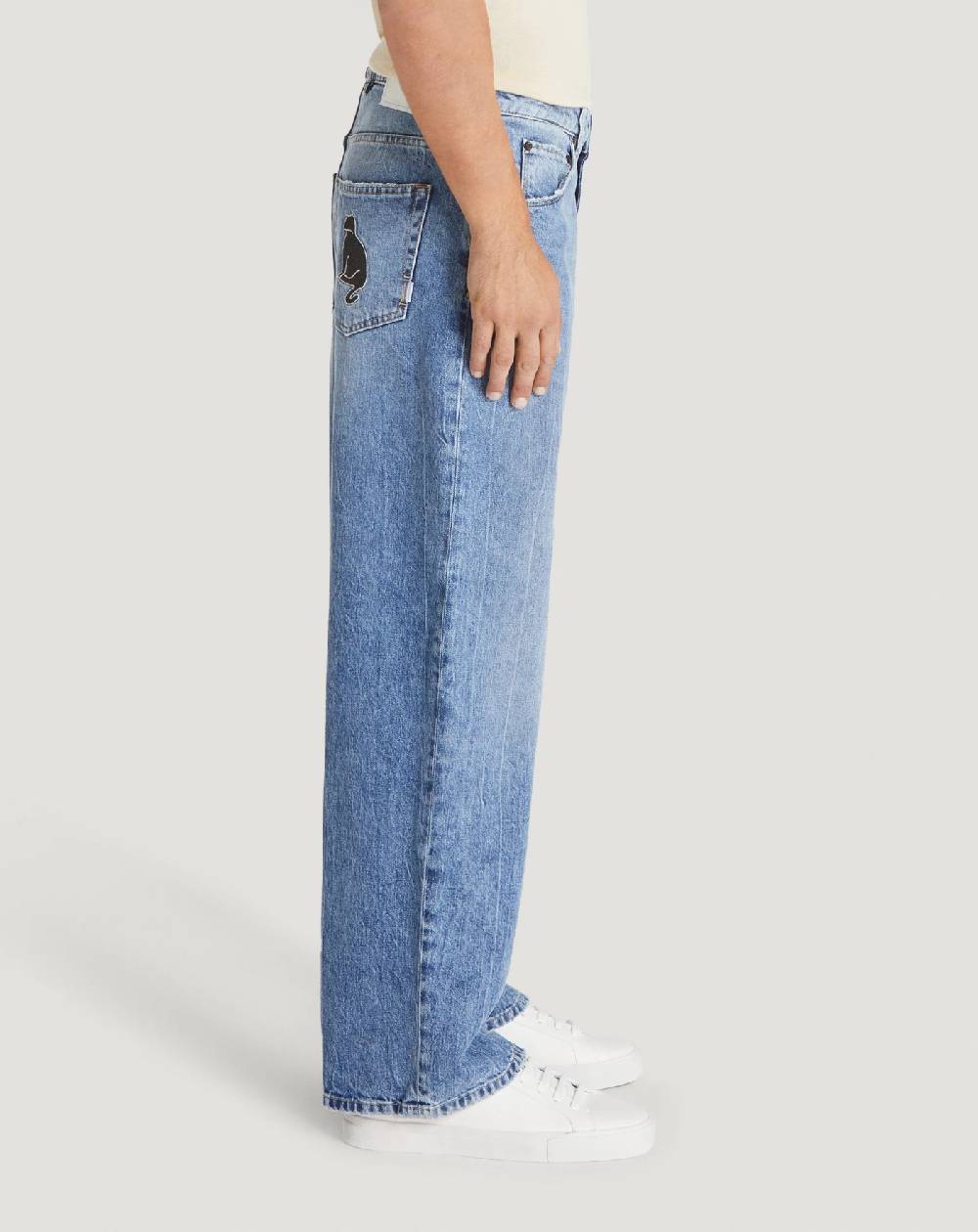 Pt Torino Jeans Skater in denim vintage Affare Del Giorno