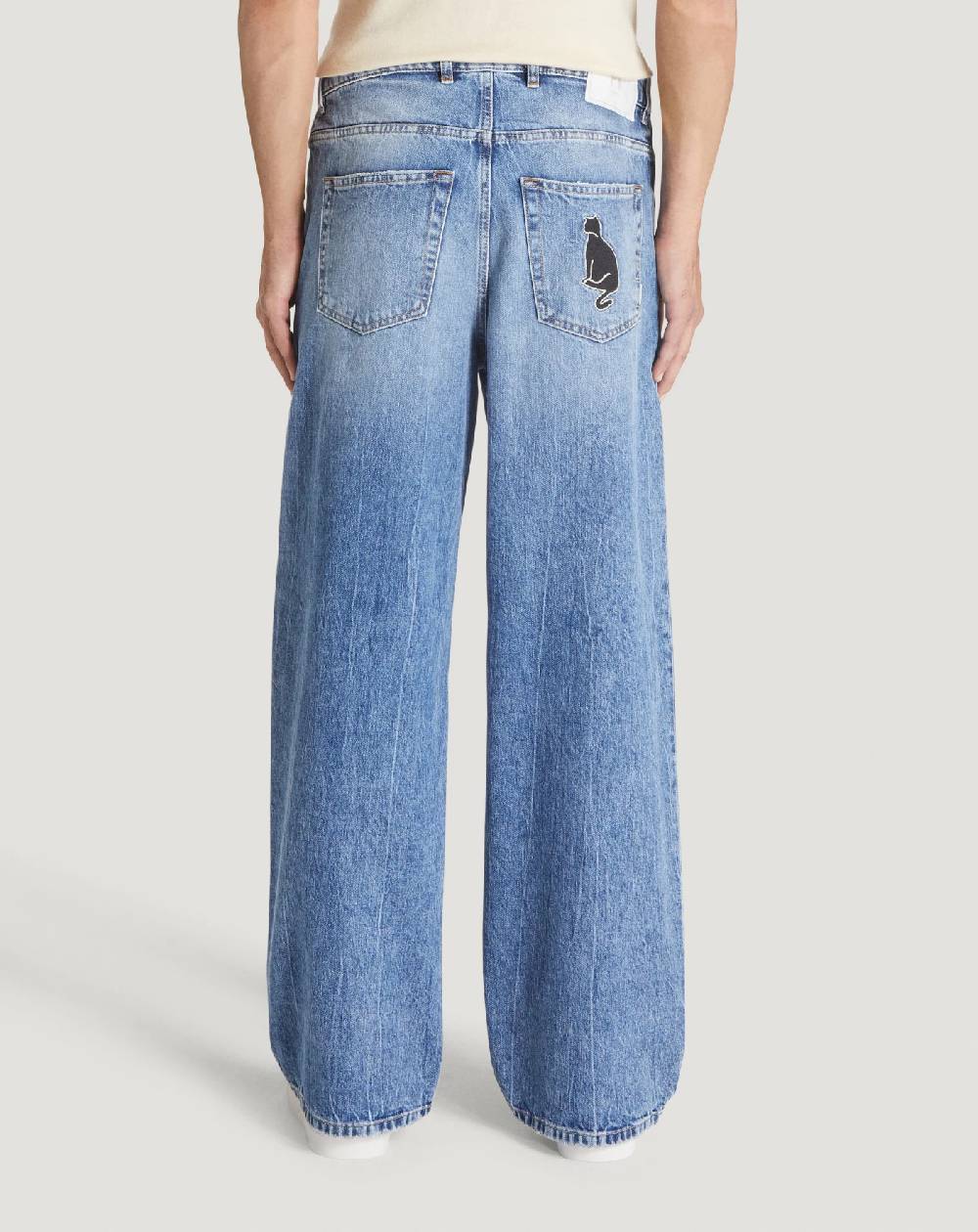 Pt Torino Jeans Skater in denim vintage Affare Del Giorno