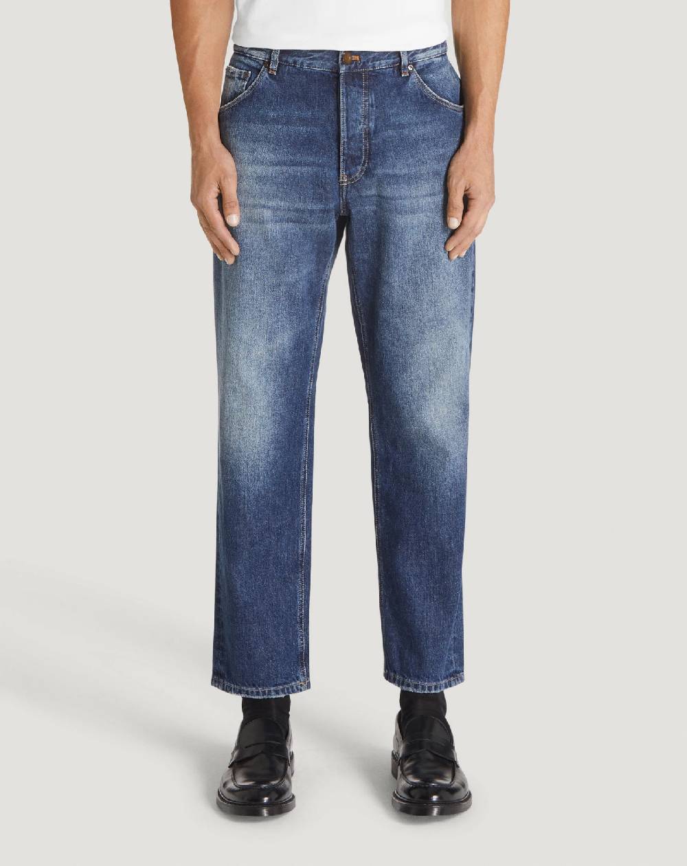 Pt Torino Jeans Rebel in denim vintage Prezzo Ridotto