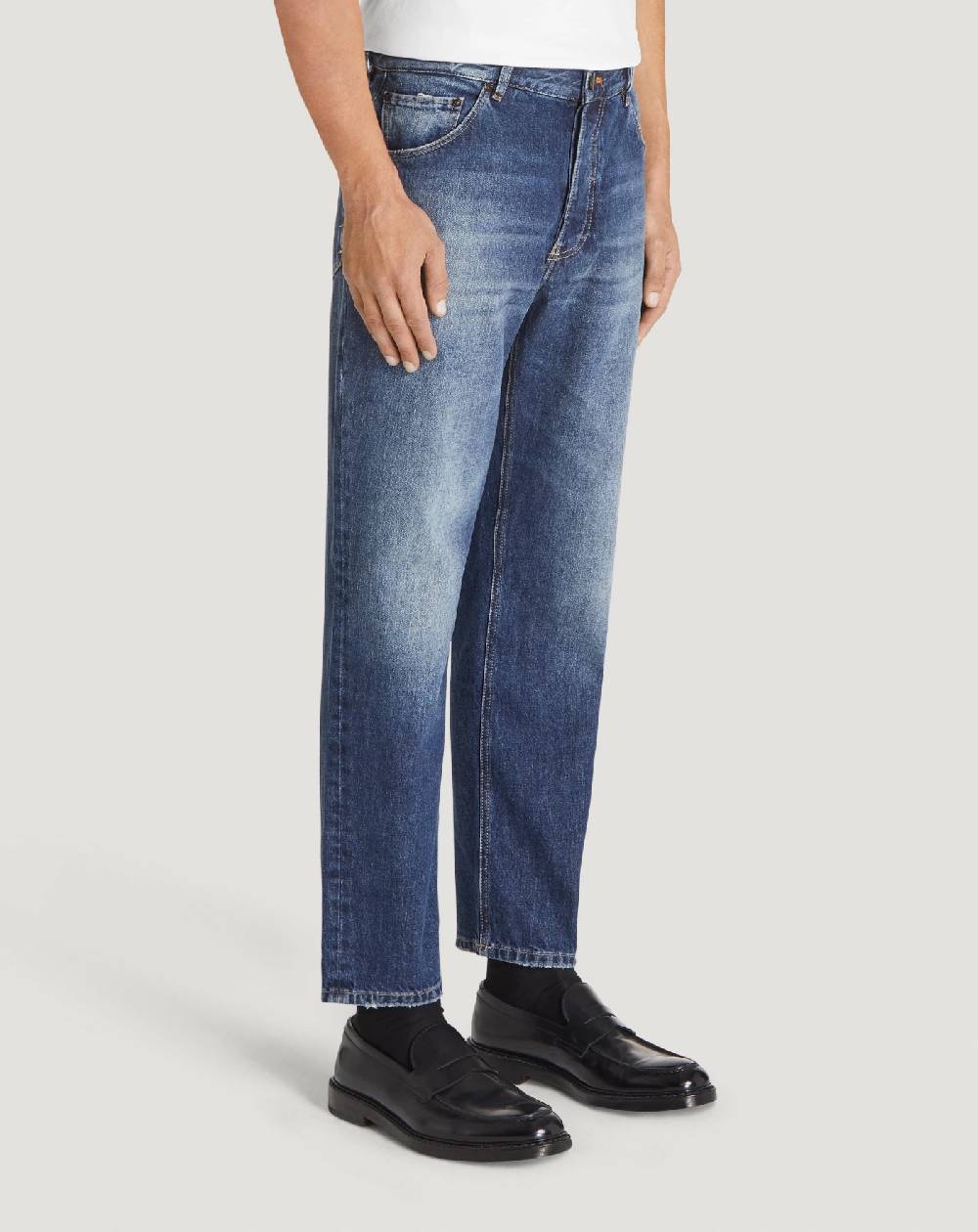 Pt Torino Jeans Rebel in denim vintage Prezzo Ridotto
