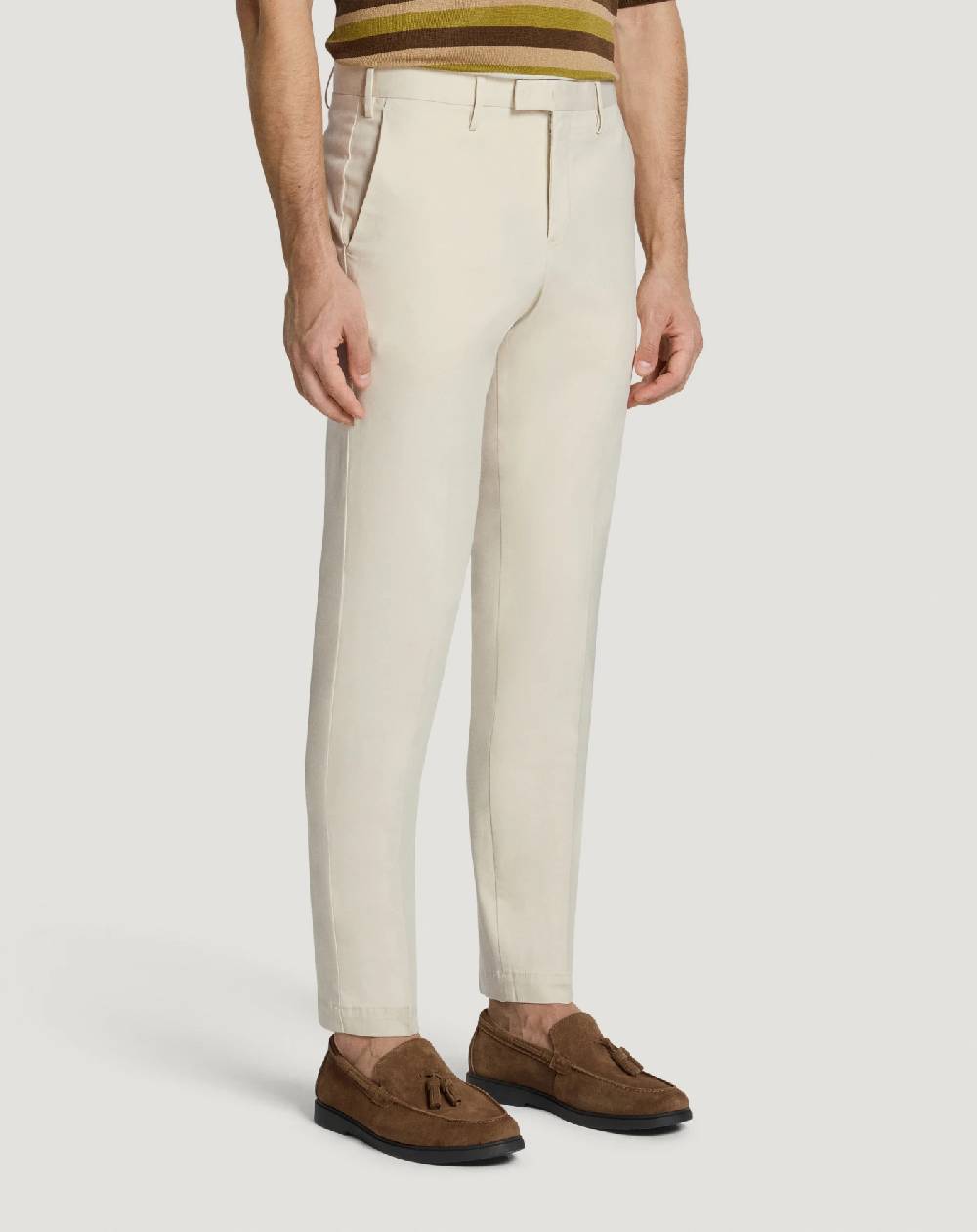 Pt Torino Pantaloni Master in cotone stretch délavé Outlet