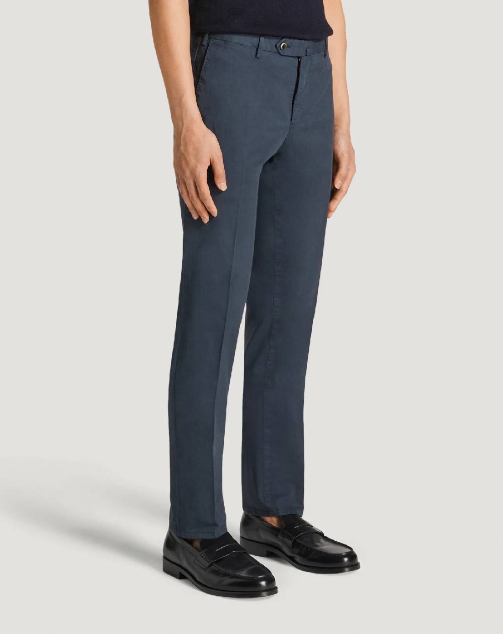 Pt Torino Pantaloni Slim in gabardina stretch In Vendita